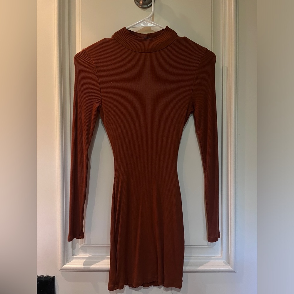 Windsor “Brown Long-sleeve Dress”